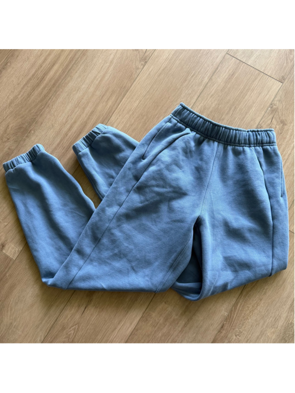 Lululemon Scuba Mid-Rise Oversized Jogger *Regular Washed Denim sz XXXS